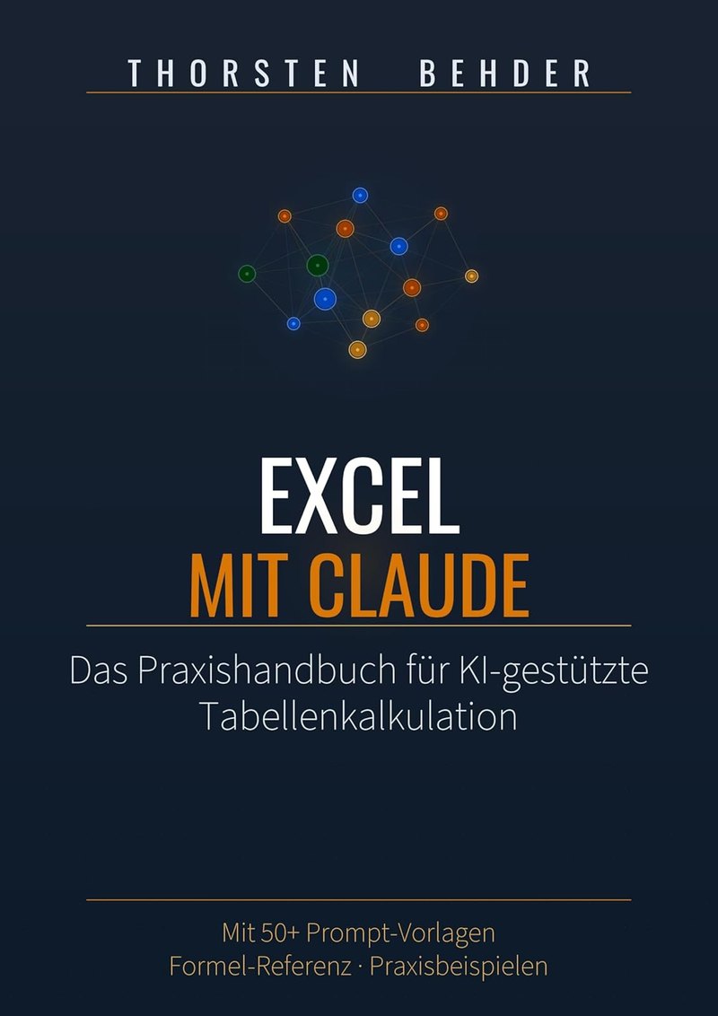 Buchcover: Excel mit Claude