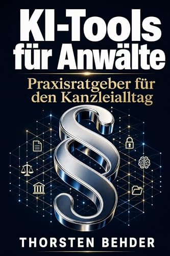 Buchcover: KI-Tools für Anwälte