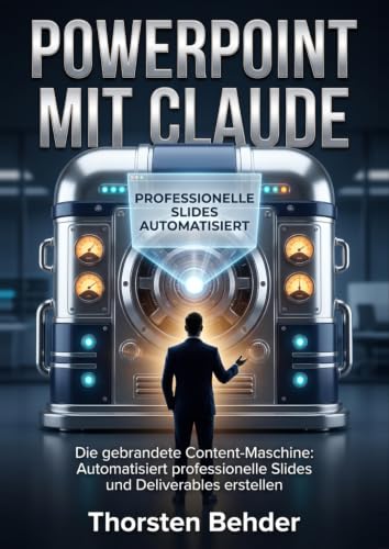 Buchcover: PowerPoint mit Claude