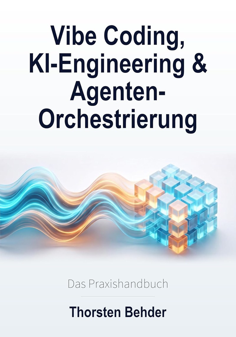 Buchcover: Vibe Coding & Agenten-Orchestrierung